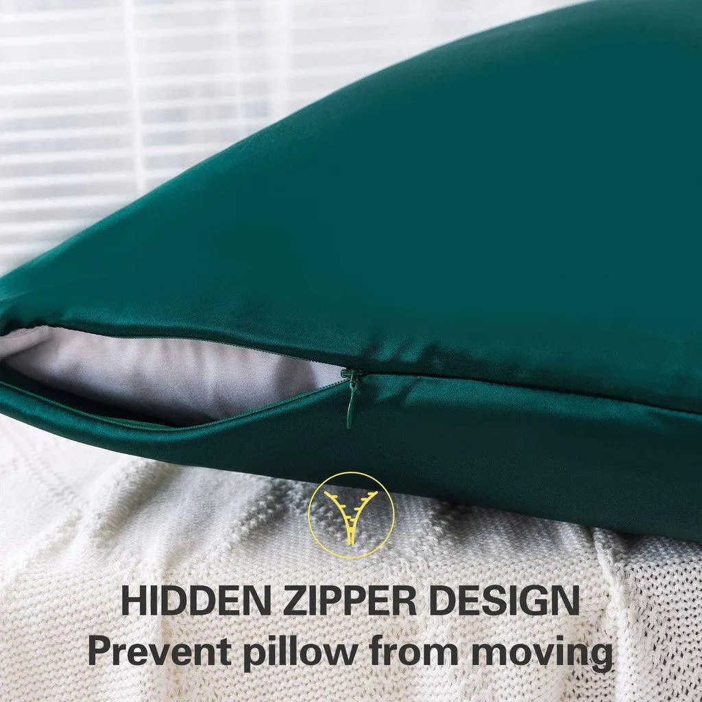 19/22 Momme Housewife Pure Mulberry Silk Pillowcase With Hidden Zipper