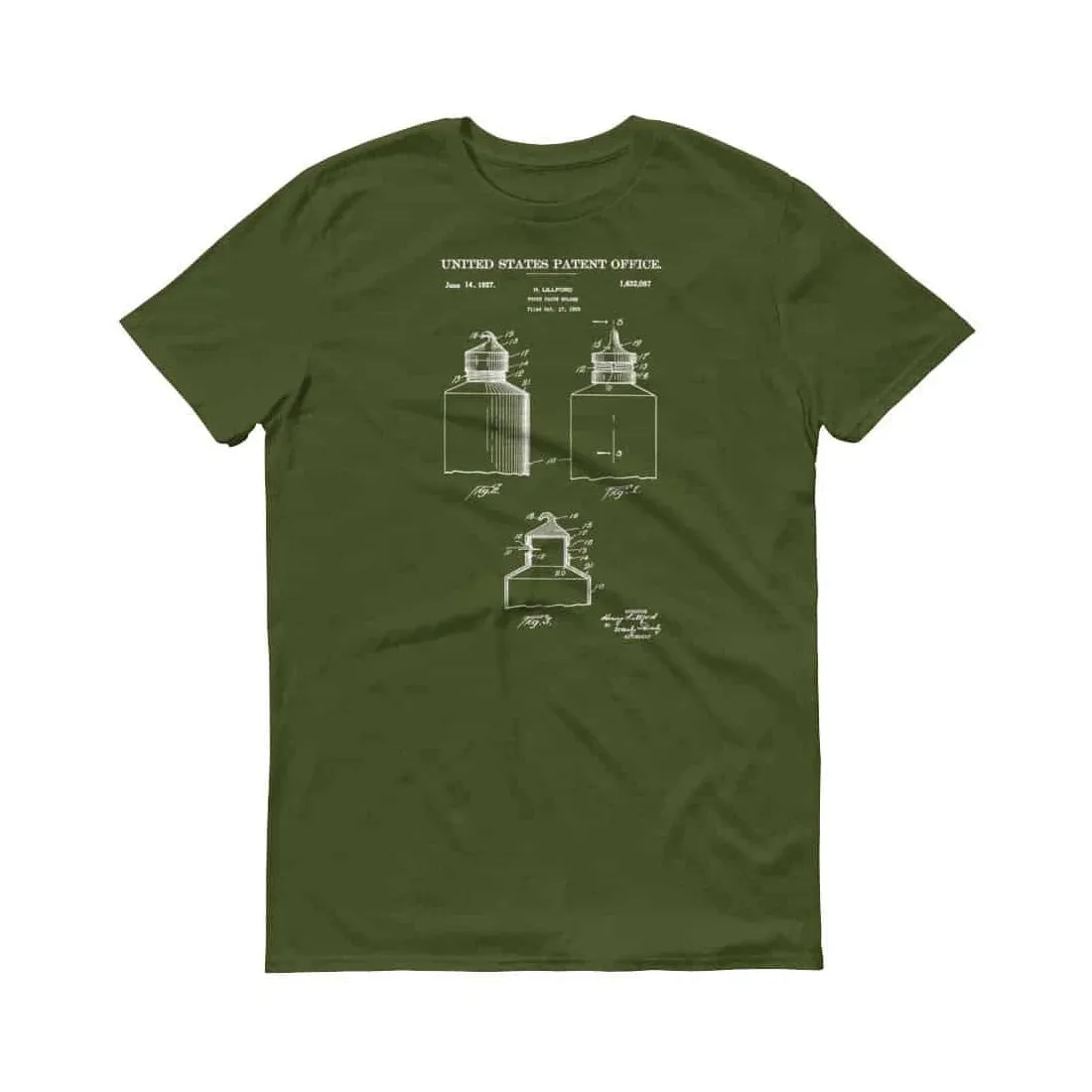 1927 Tooth Paste Tube Patent T-Shirt -Old Patent T-shirt, Dentist Gift, Dental Assistant Gift, Dental Hygienist Gift, Tooth Paste Shirt
