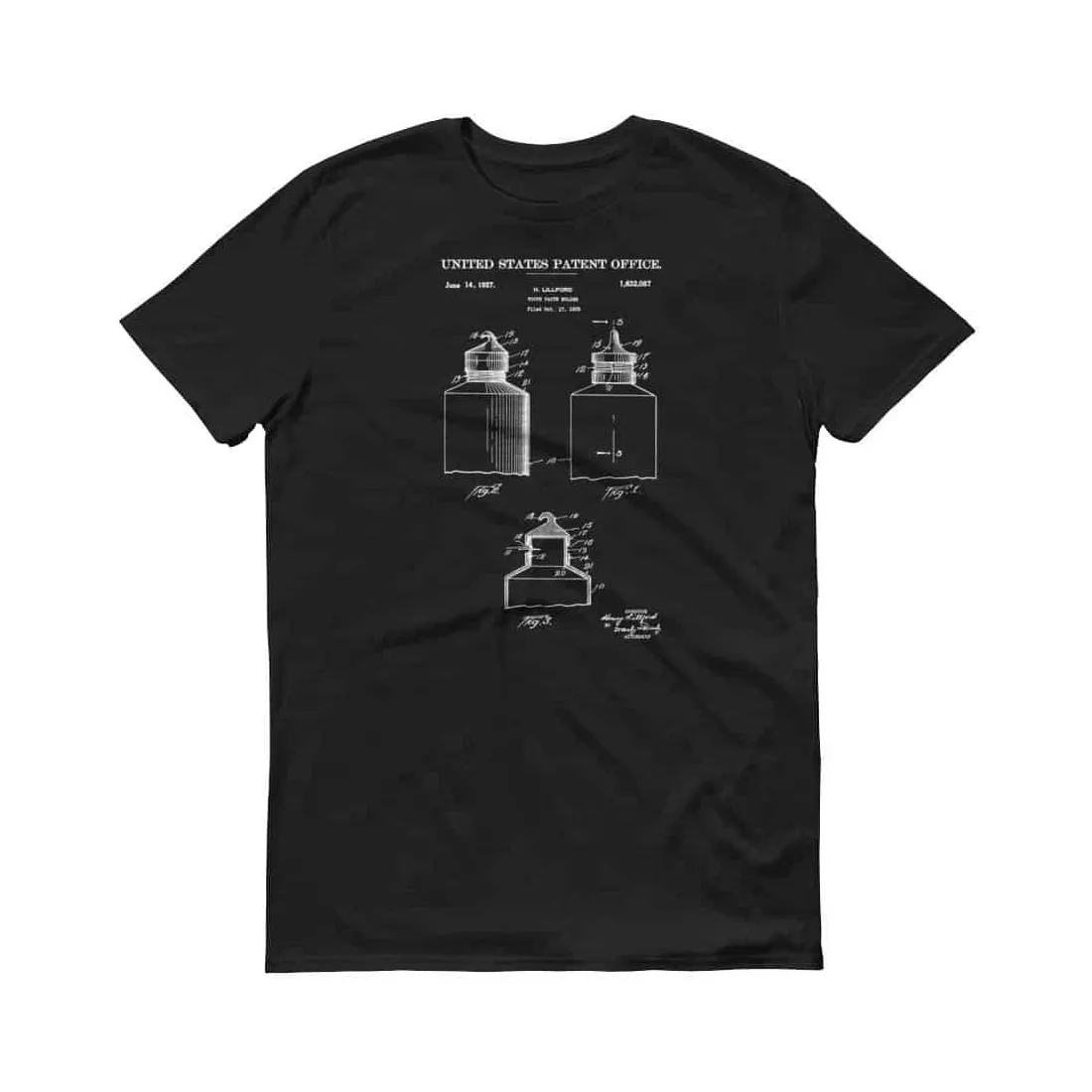 1927 Tooth Paste Tube Patent T-Shirt -Old Patent T-shirt, Dentist Gift, Dental Assistant Gift, Dental Hygienist Gift, Tooth Paste Shirt