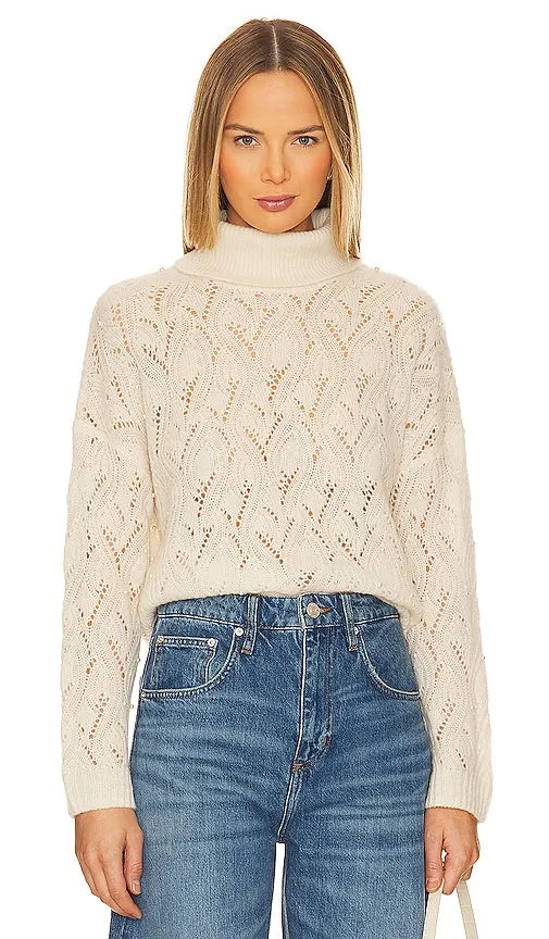 27 miles malibu Sia Turtleneck in White