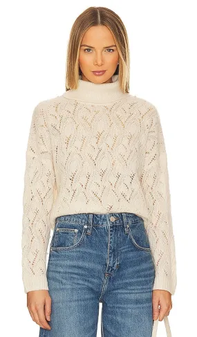 27 miles malibu Sia Turtleneck in White