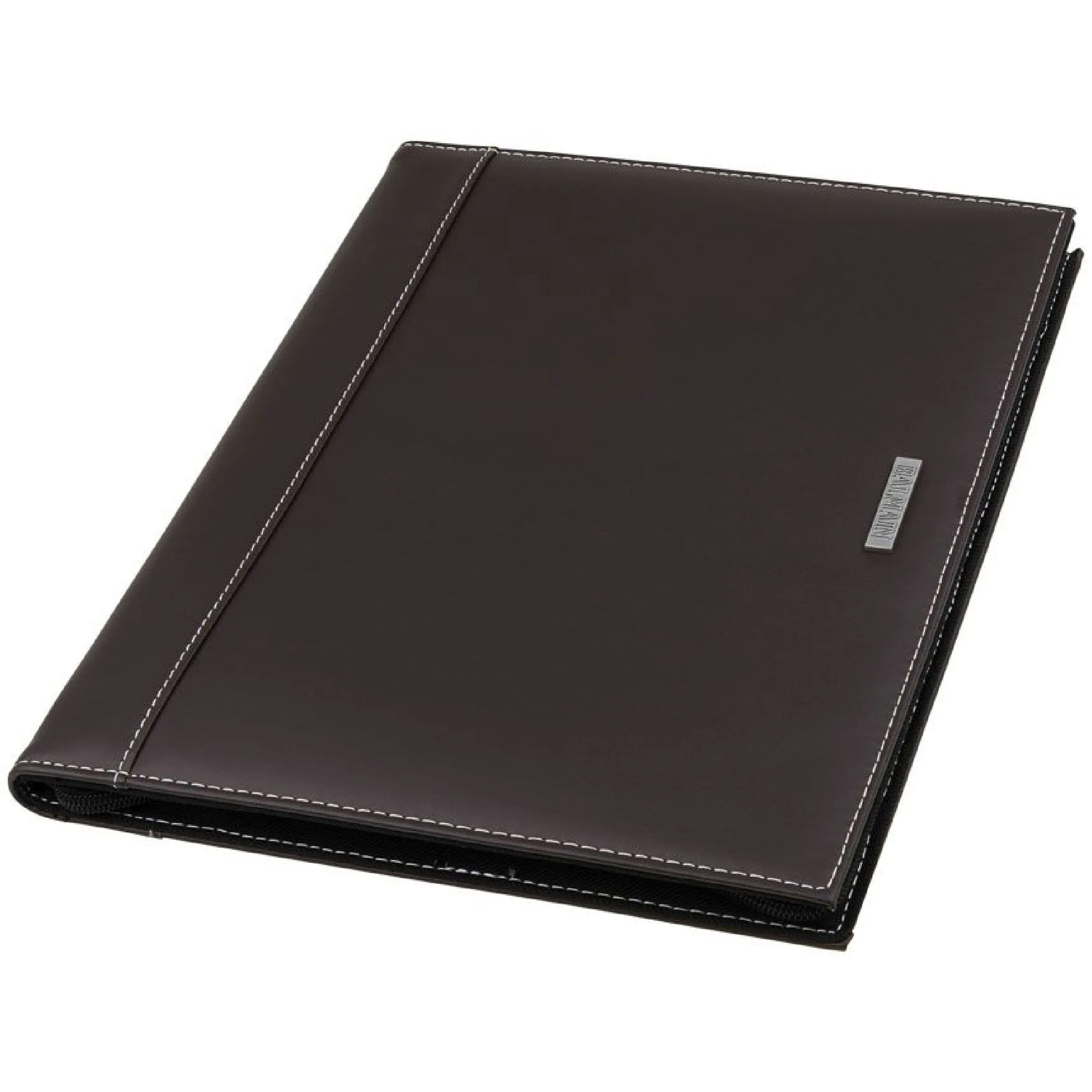 A4 Zipper Leather Portfolio