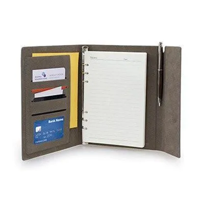 A5 Velvet Bicast Leather folder
