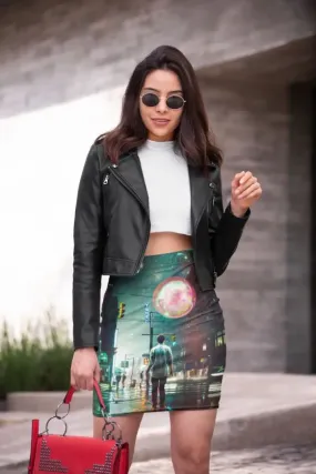 All Of A Sudden Pencil Skirt