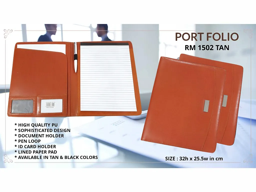 AMS-RM-1502-PU Folder - Tan colour