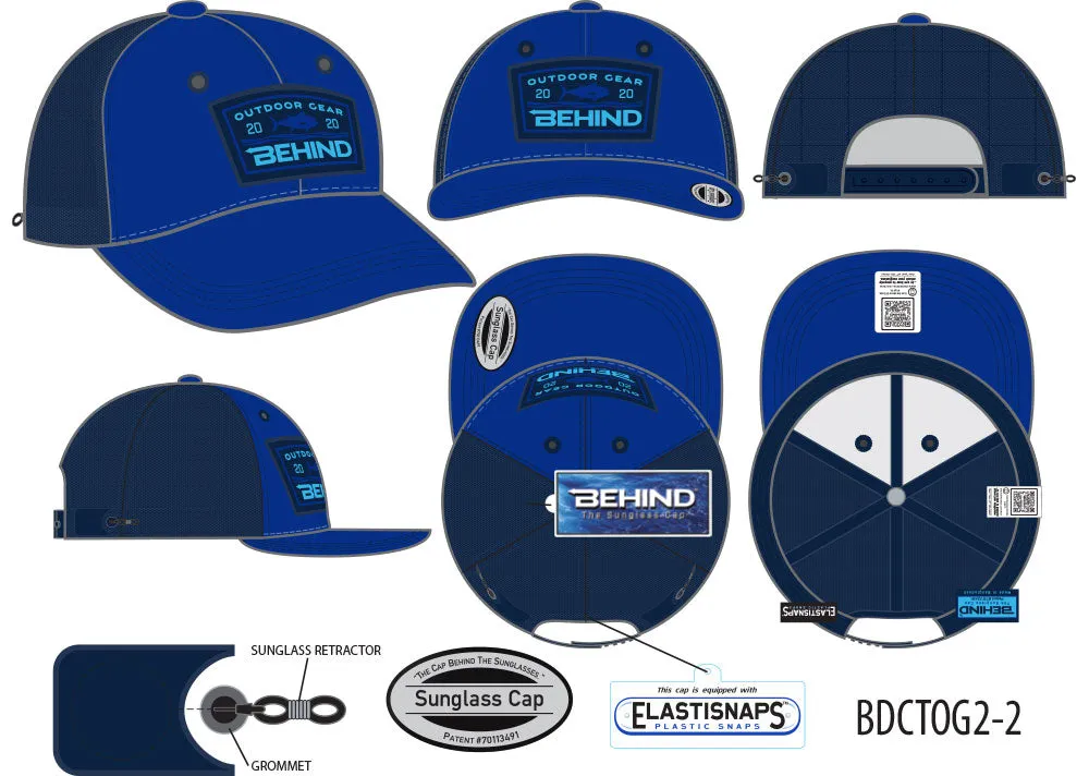 BDCTOG2-2 (TOUR BLUE / NAVY MESH)