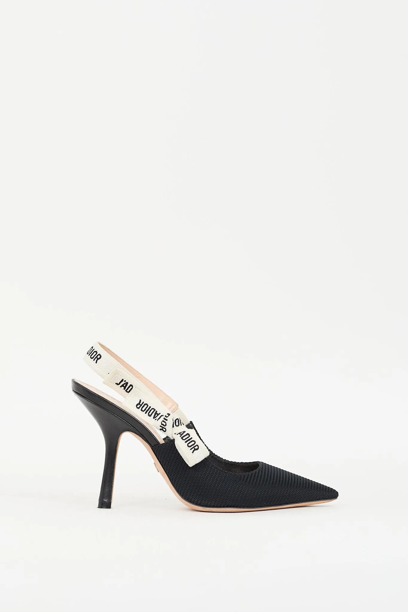 Black & White J'Adior Slingback Pump