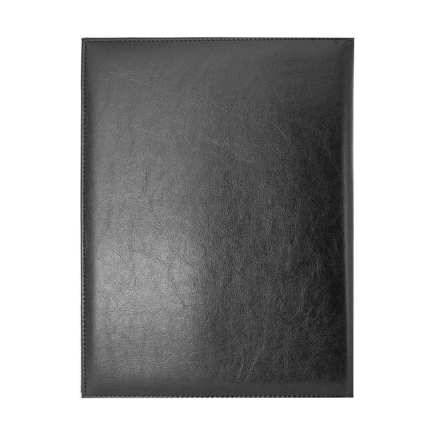 Black Leather Portfolio with Writing Accessories