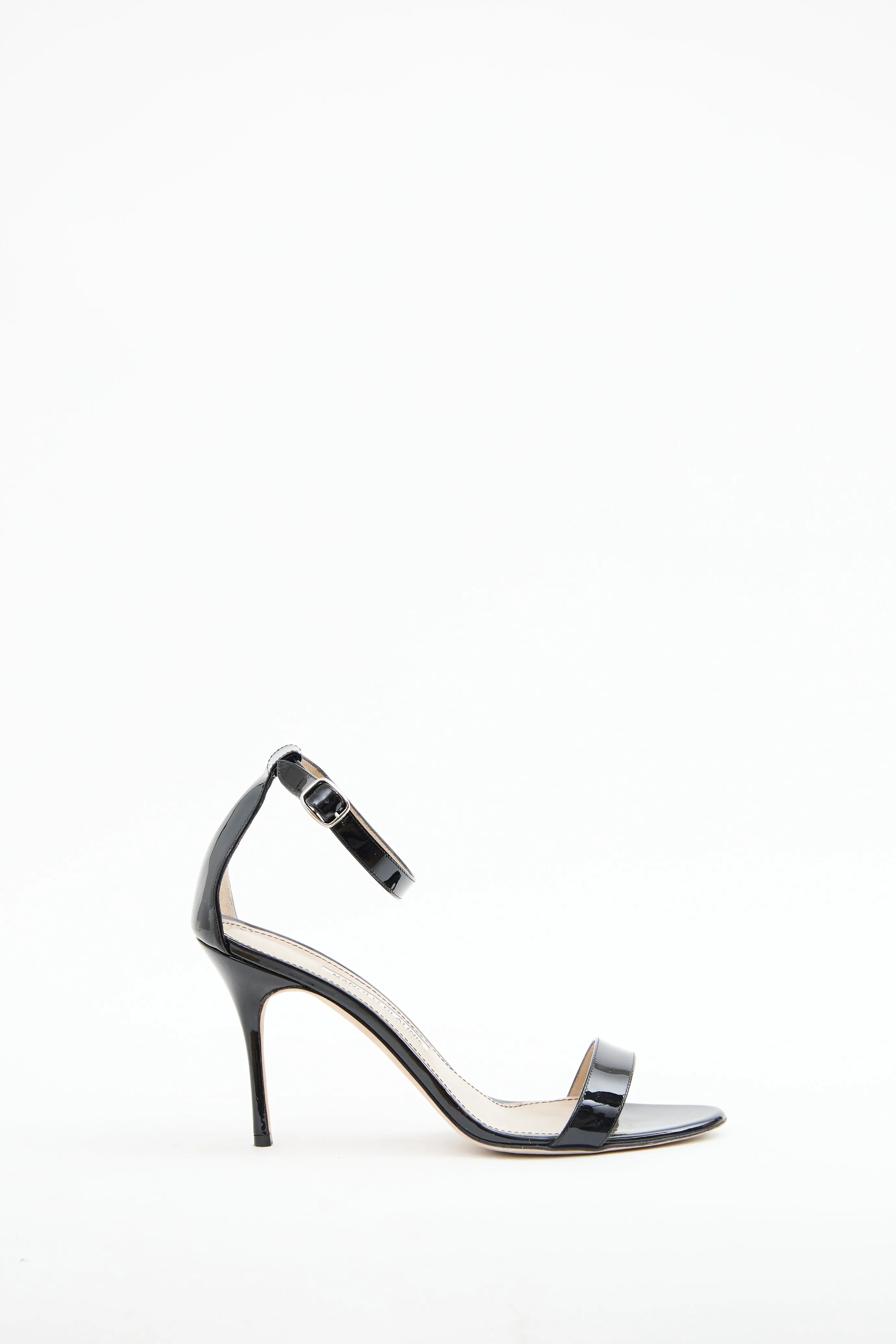 Black Patent Chaos Sandal