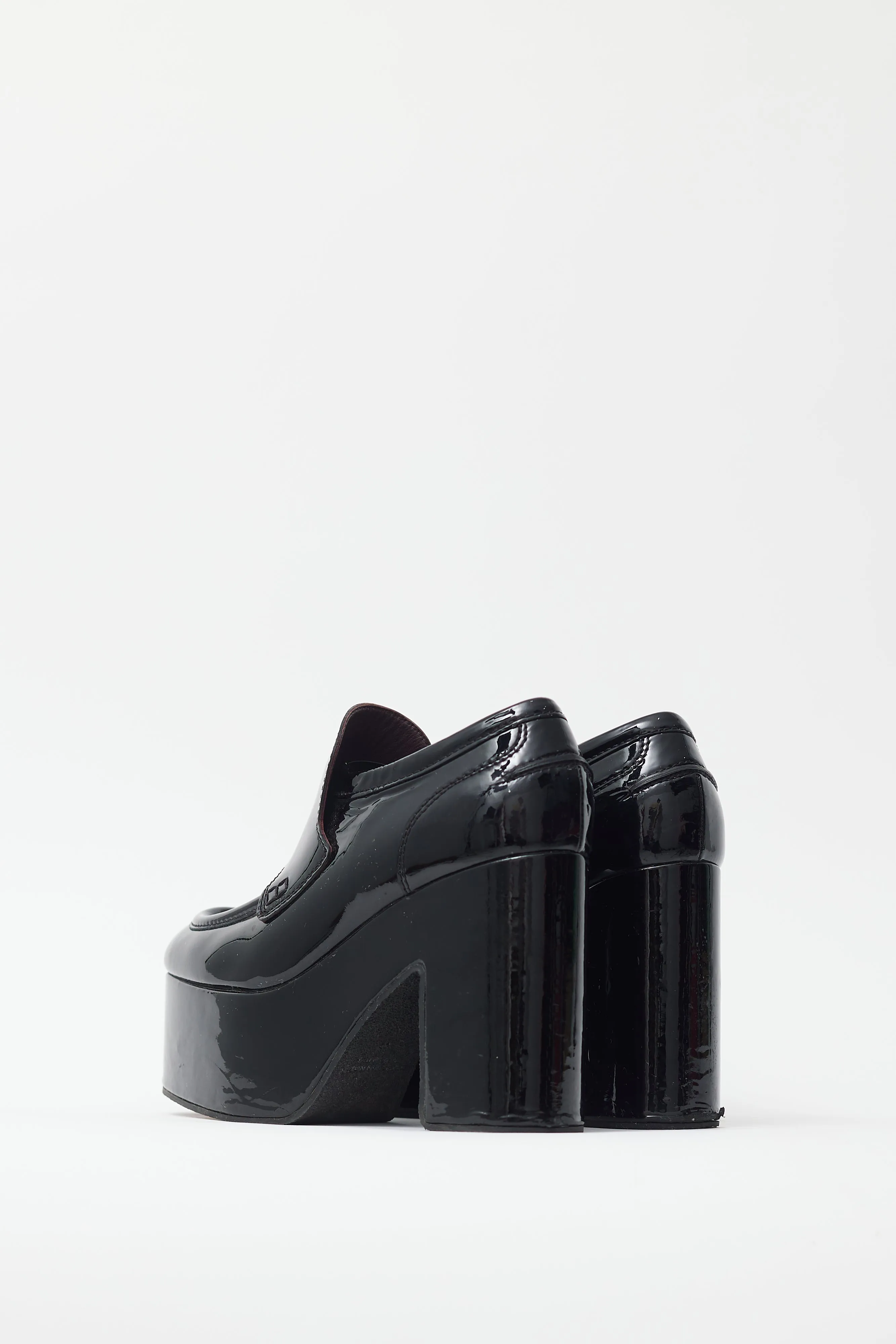 Black Patent Platform Loafer