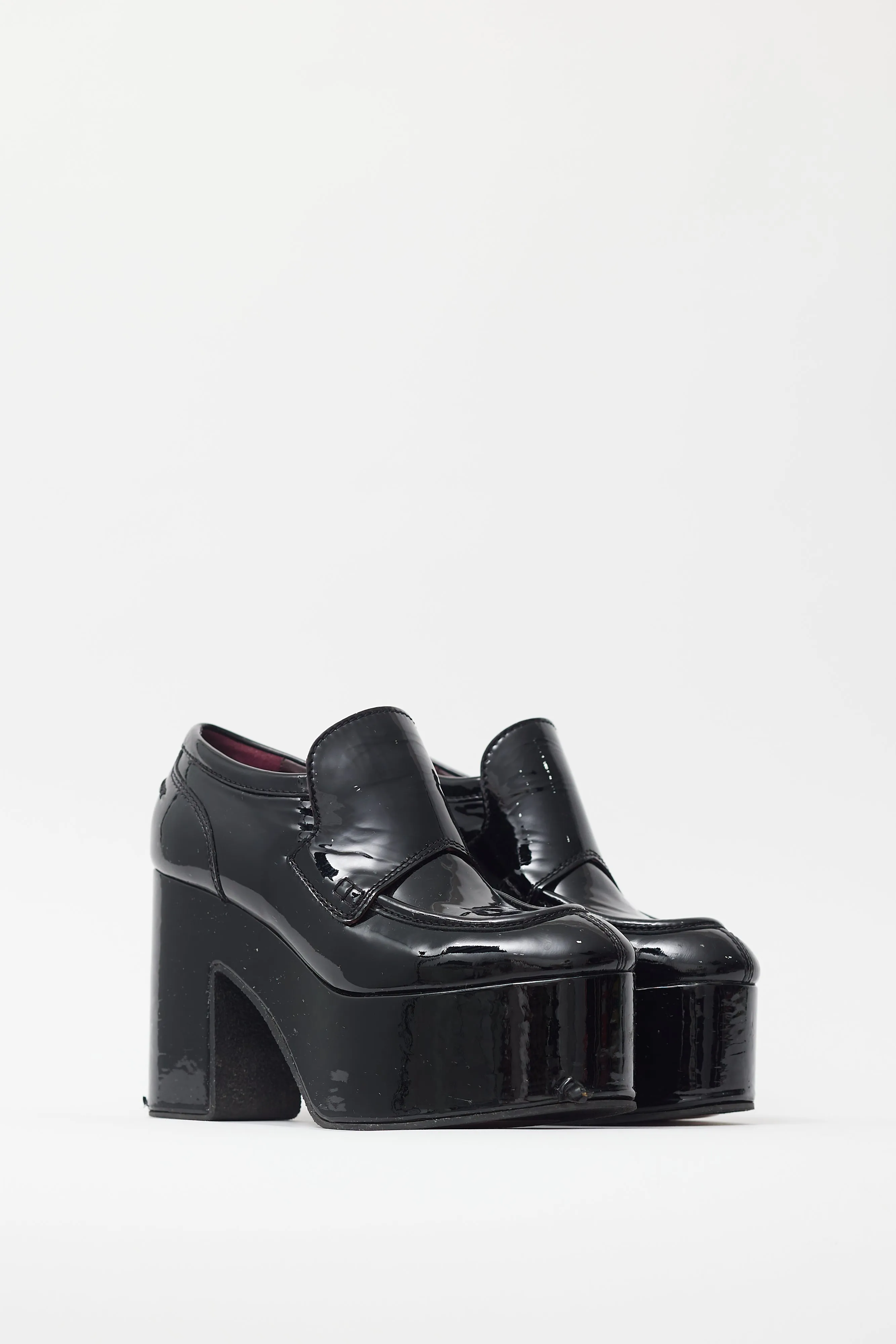 Black Patent Platform Loafer