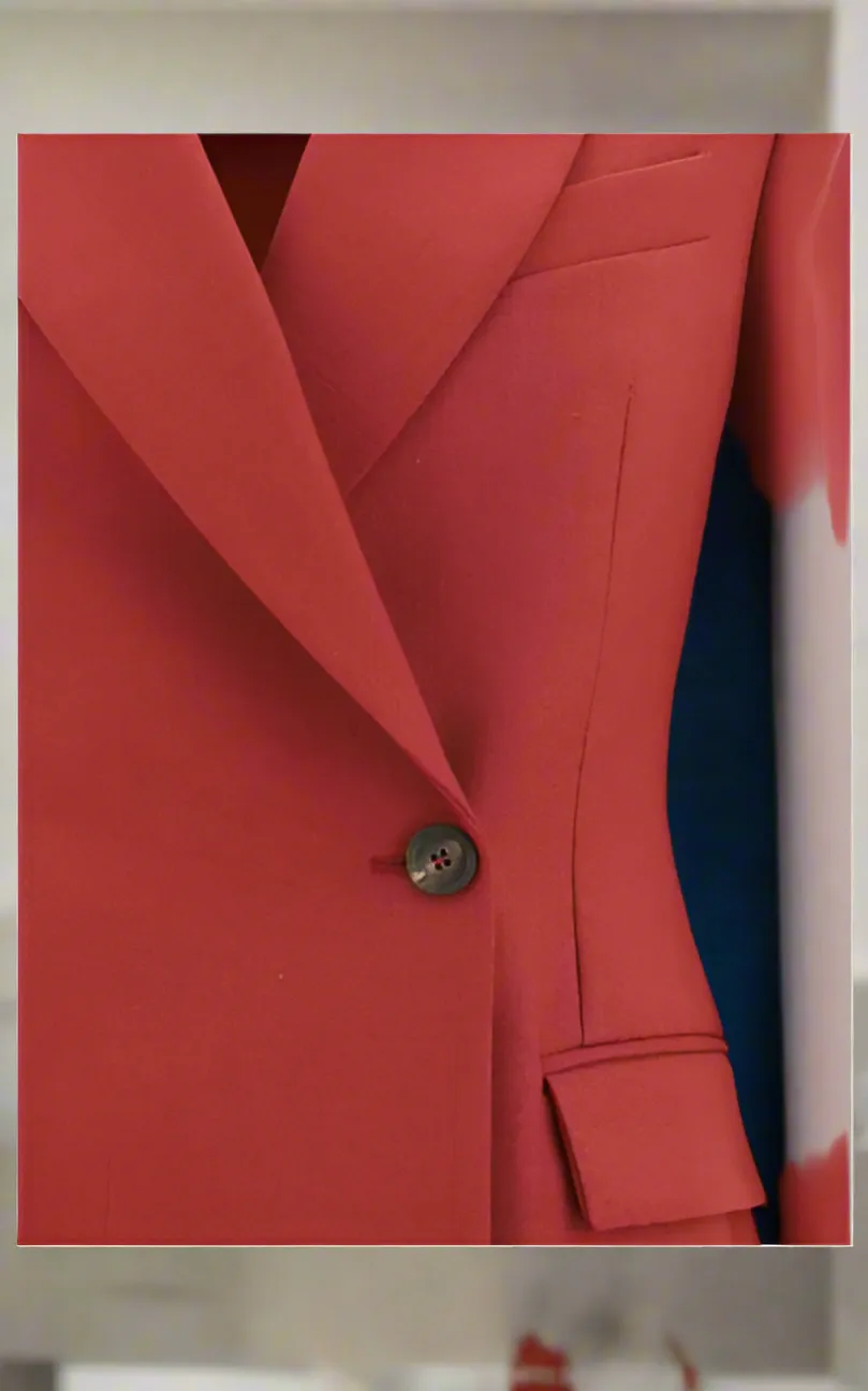 Brunello Cucinelli women's red BLAZER JACKET ITALY