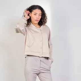 Button-up bomber jacket wholesale