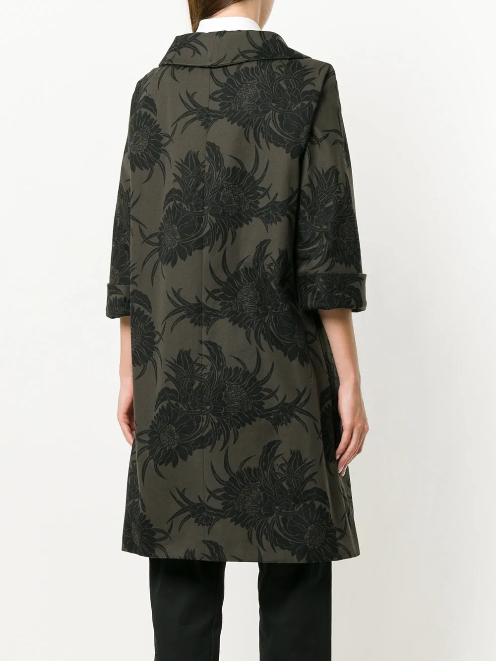 Floral Print Coat