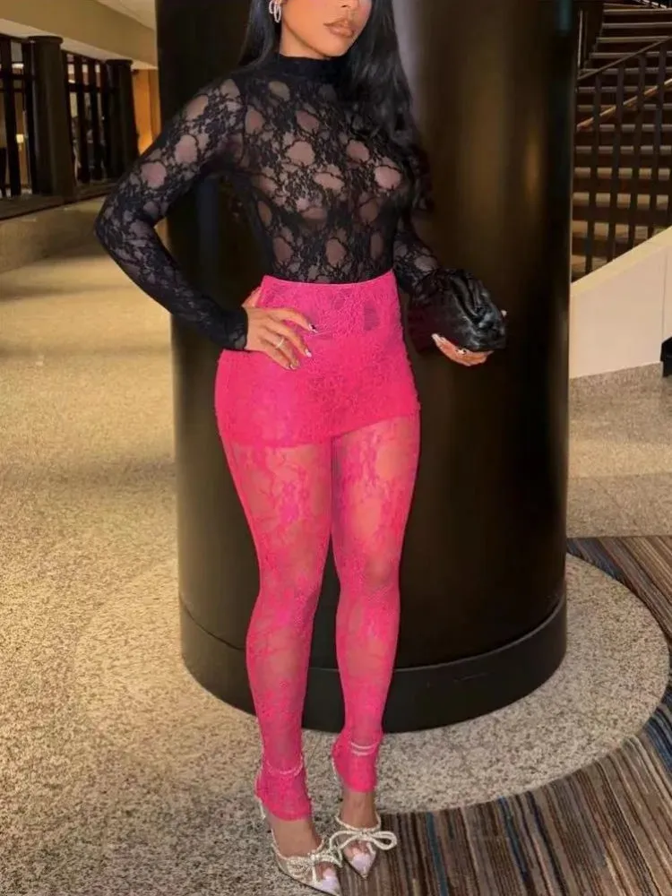 Indi Lace Tights Pants