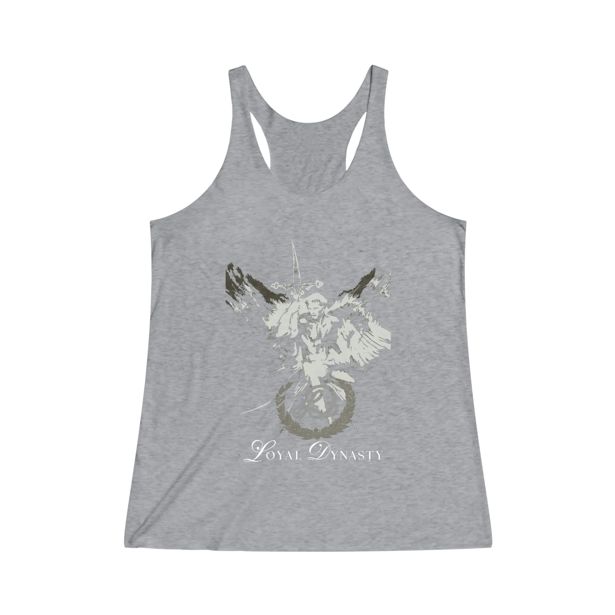 LD Guardian Angel Women's Tri-Blend Racerback Tank