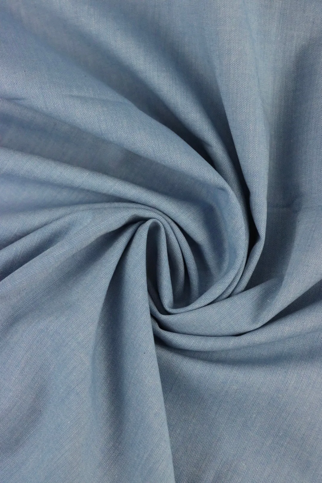 Light Blue 100% Cotton Chambray