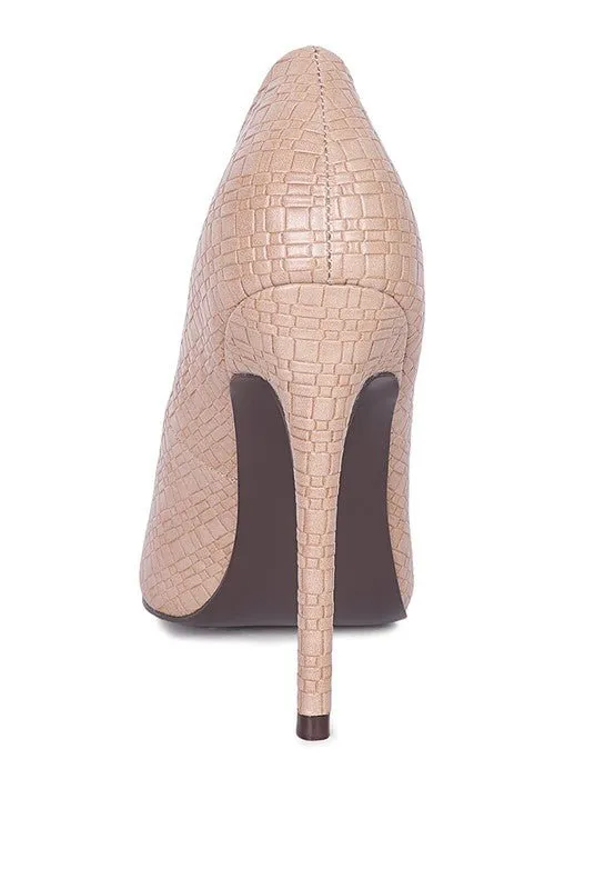 London Rag Brinkles High Heel Pointed Toe Pumps