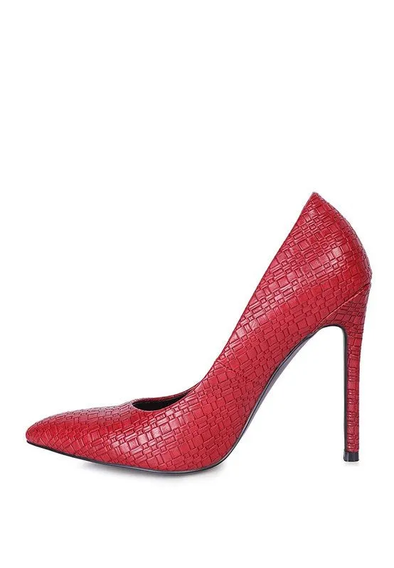 London Rag Brinkles High Heel Pointed Toe Pumps