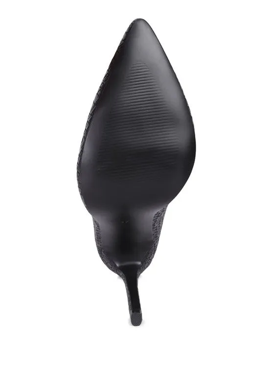 London Rag Brinkles High Heel Pointed Toe Pumps