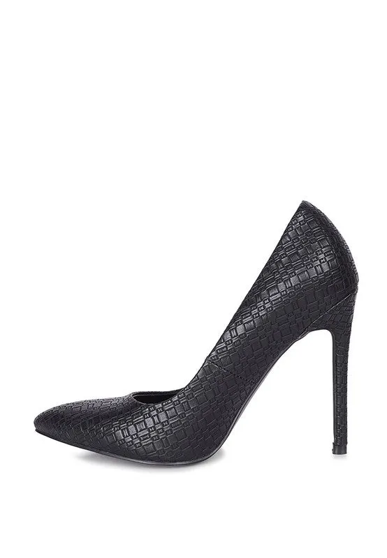London Rag Brinkles High Heel Pointed Toe Pumps