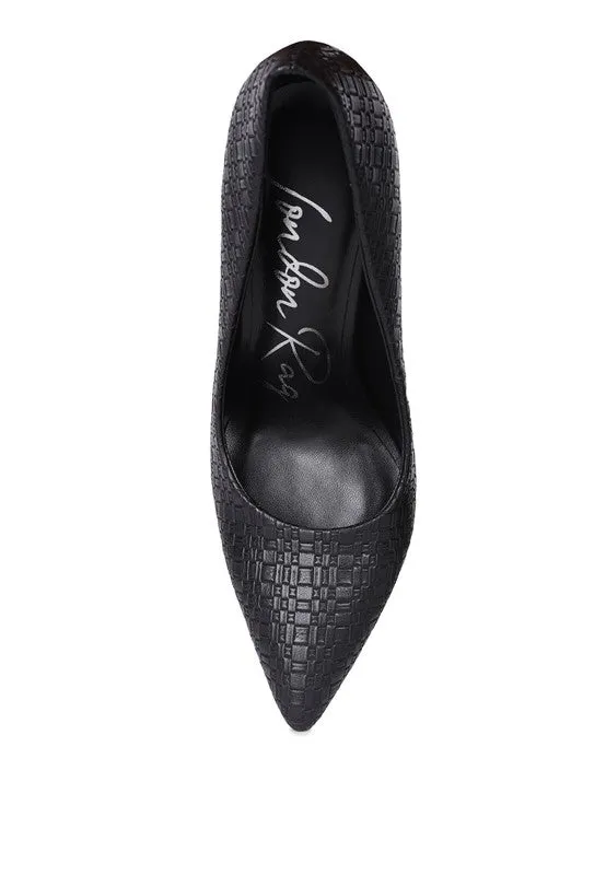 London Rag Brinkles High Heel Pointed Toe Pumps