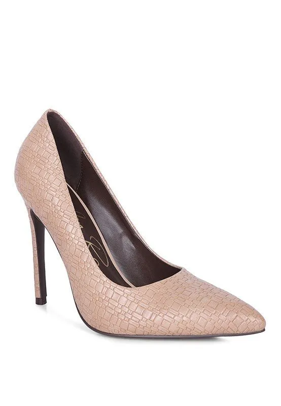 London Rag Brinkles High Heel Pointed Toe Pumps