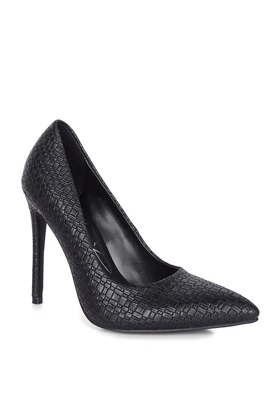 London Rag Brinkles High Heel Pointed Toe Pumps