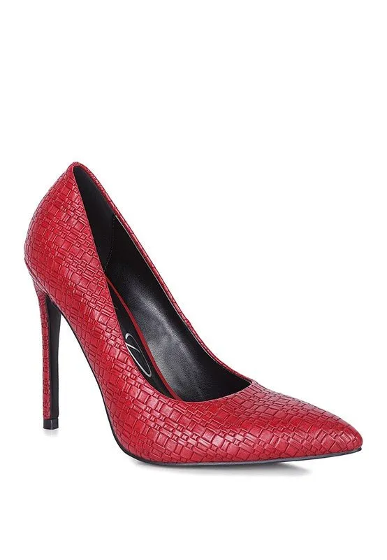 London Rag Brinkles High Heel Pointed Toe Pumps