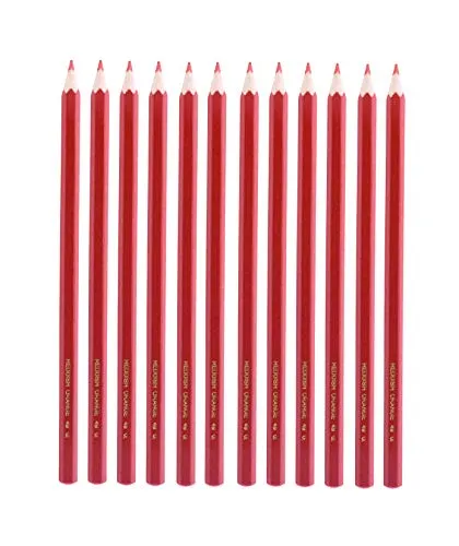 Mandala Crafts 12 Water Soluble Pencils for Fabric Marking - Washable Fabric Pencil for Sewing - Quilting Embroidery Tailor Dressmaker Sewing Pencil for Fabric
