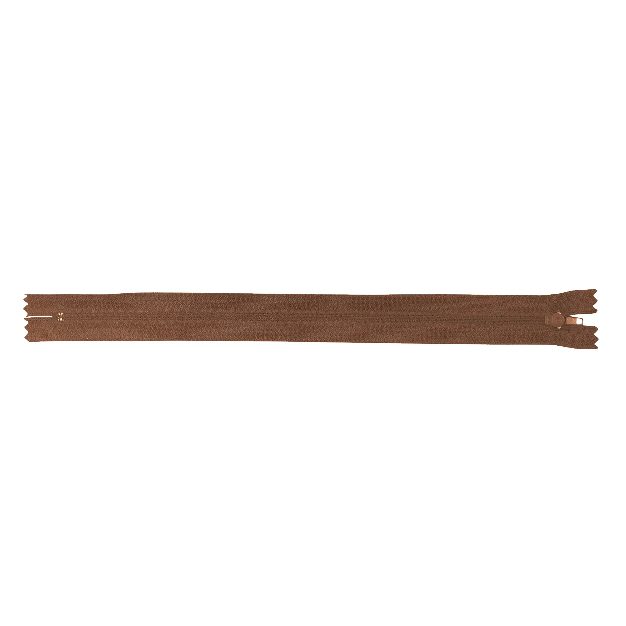 Mandala Crafts Brown Nylon Zippers for Sewing Zipper in Bulk - Brown Zippers Sewing Supplies - Brown Sewing Zippers for Tailor Zipper Replacement