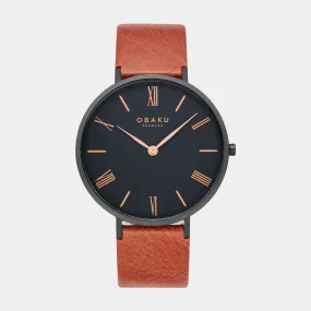 Men Folie Tan Analog Brass Watch V283GXBBRZ