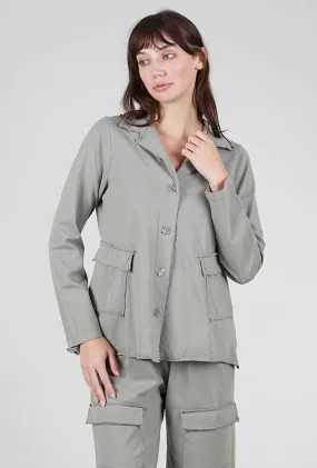 Paper Cotton Blazer, Vine
