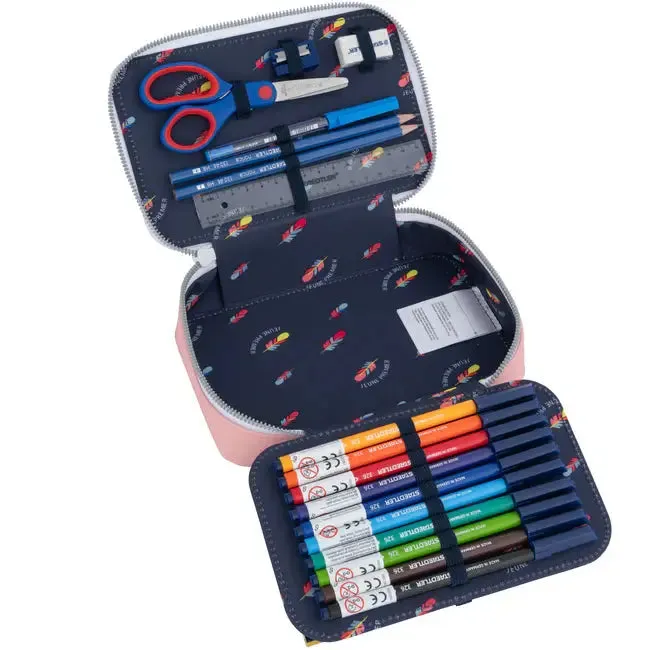 Pencil Box Filled - Cherry Pompon