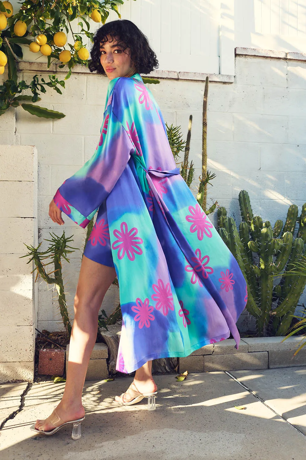 Pool Silk Day Robe