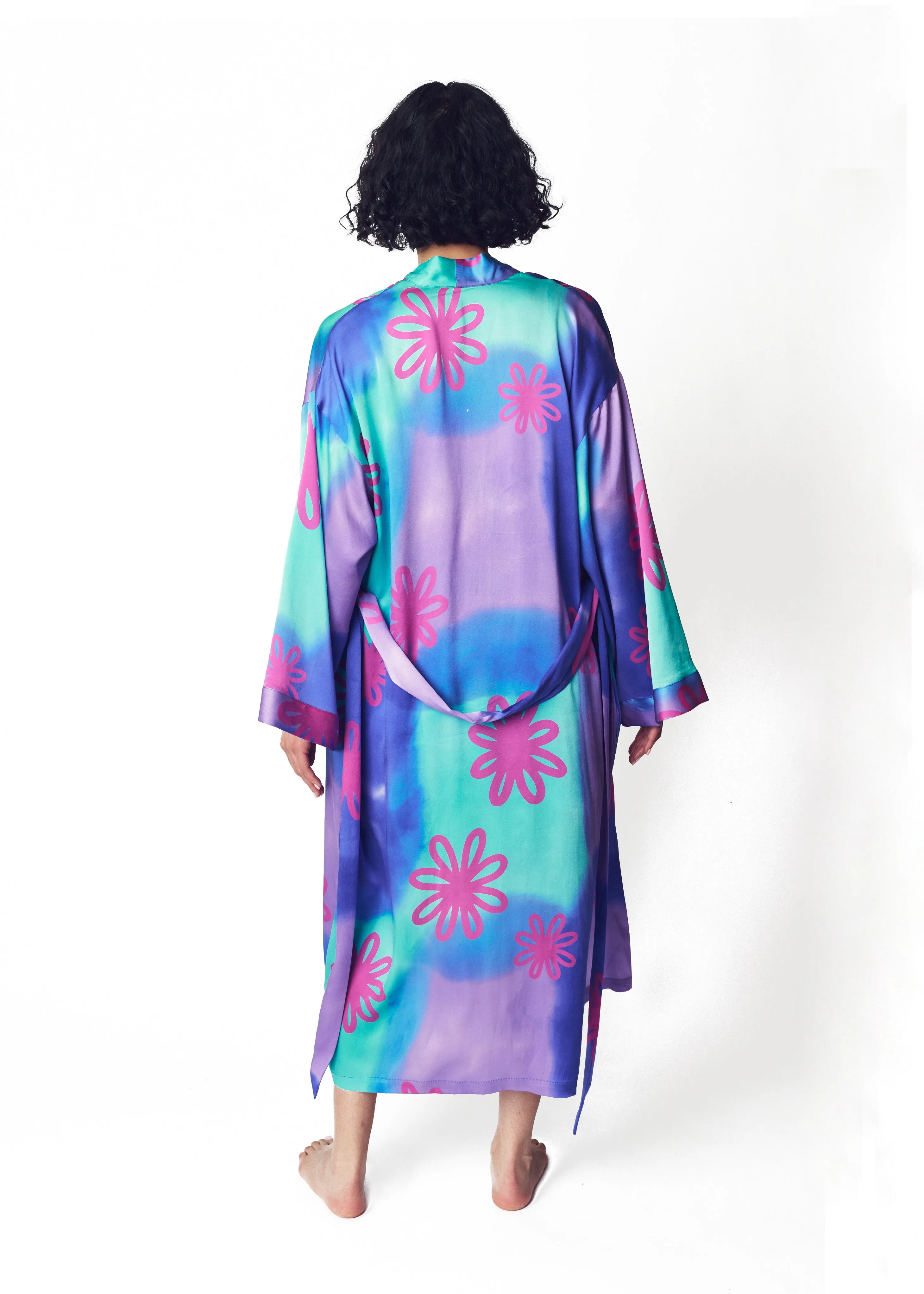 Pool Silk Day Robe