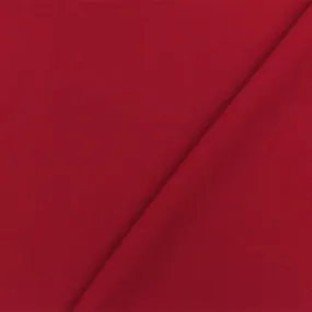 Red Solid Polyester Georgette Woven Fabric