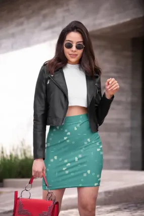 Simple Geometric Pattern 3 gr Poster Pencil Skirt