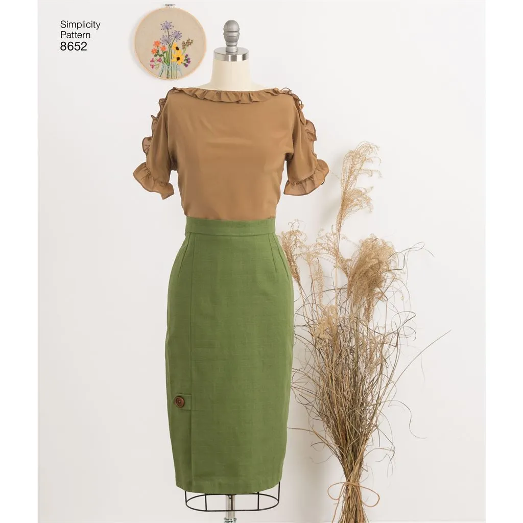 Simplicity Pattern 8652 Women’s Skirts