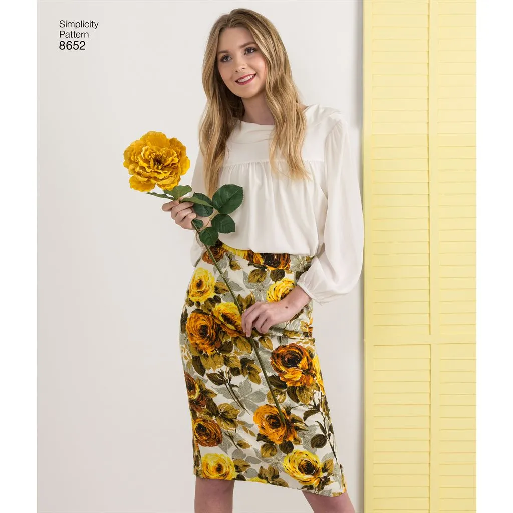 Simplicity Pattern 8652 Women’s Skirts