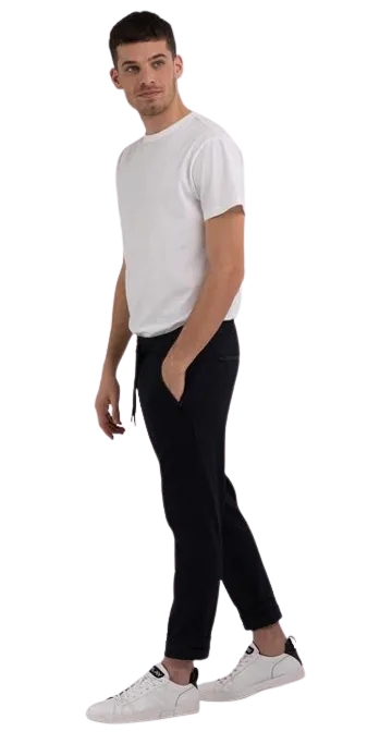 Slim Fit Twill Trousers