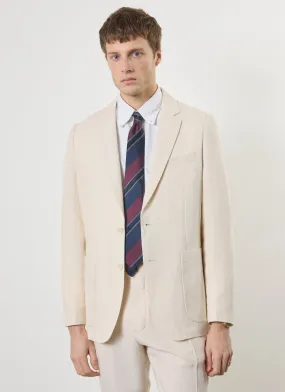 Tailored Linen Blazer | Stone