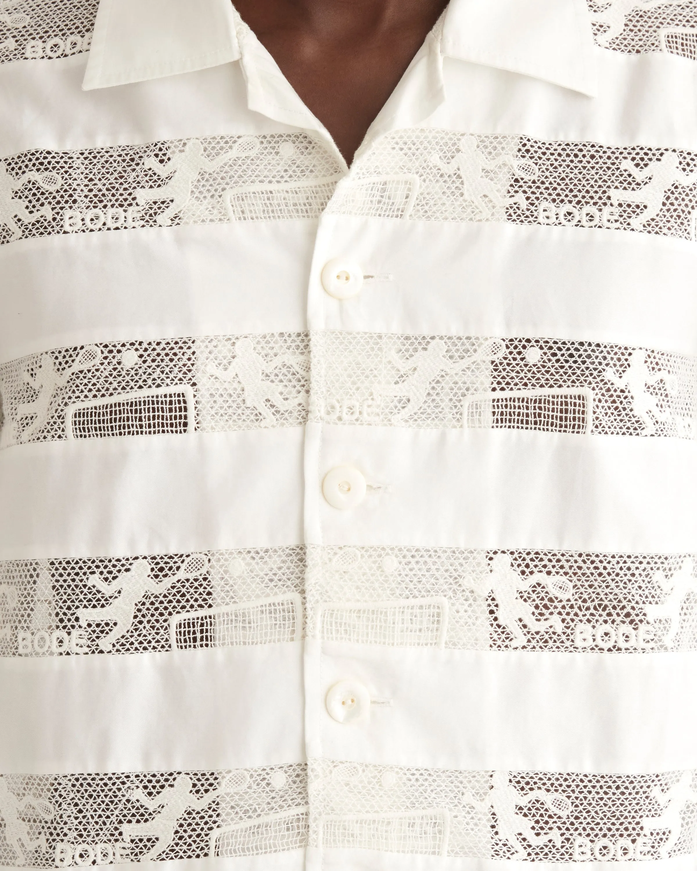 Tennis Lace Short Sleeve Shirt